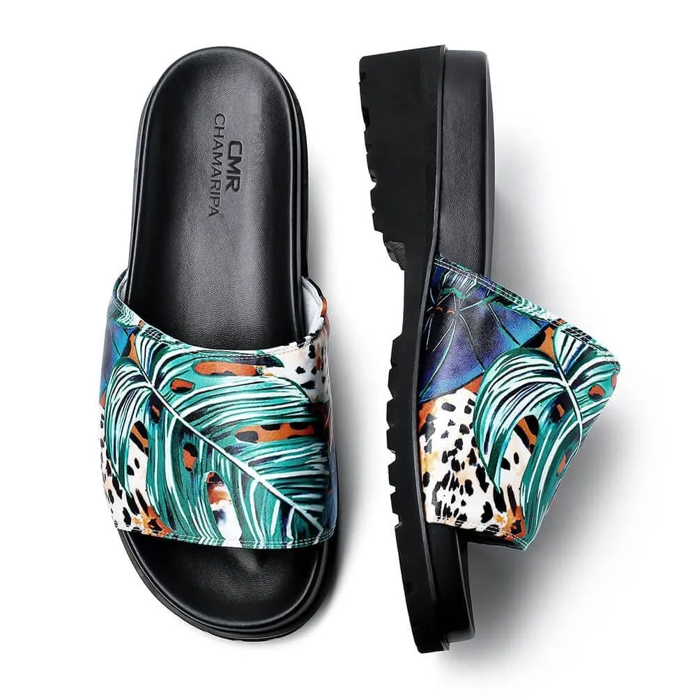 6 CM / 2.36 Inches CMR CHAMARIPA Elevator Shoes - Elevate Your Look with Height-Enhancing Slides for Men - 2.36 Inch Heel