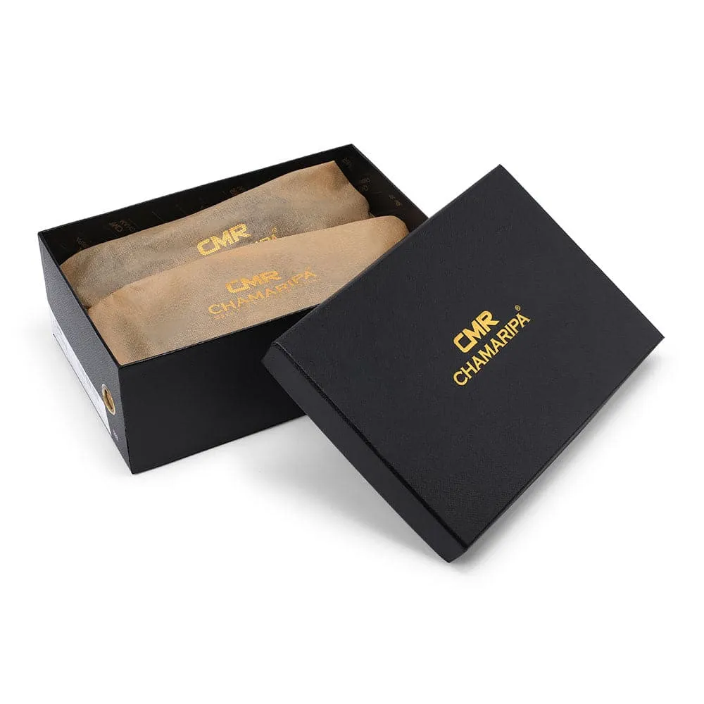 6 CM / 2.36 Inches CMR CHAMARIPA Elevator Shoes - Elevate Your Look with Height-Enhancing Slides for Men - 2.36 Inch Heel