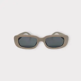 Adult 'Square Retro' Sunglasses - Coffee (UV400)