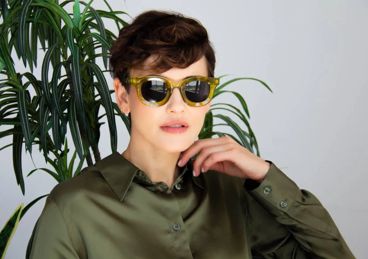 Affectionate - Sunglasses: OLIVE