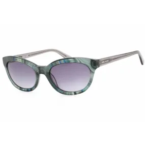 Anne Klein Women's Sunglasses - Emerald Horn Oval Full Rim Plastic Frame | AK7060 324