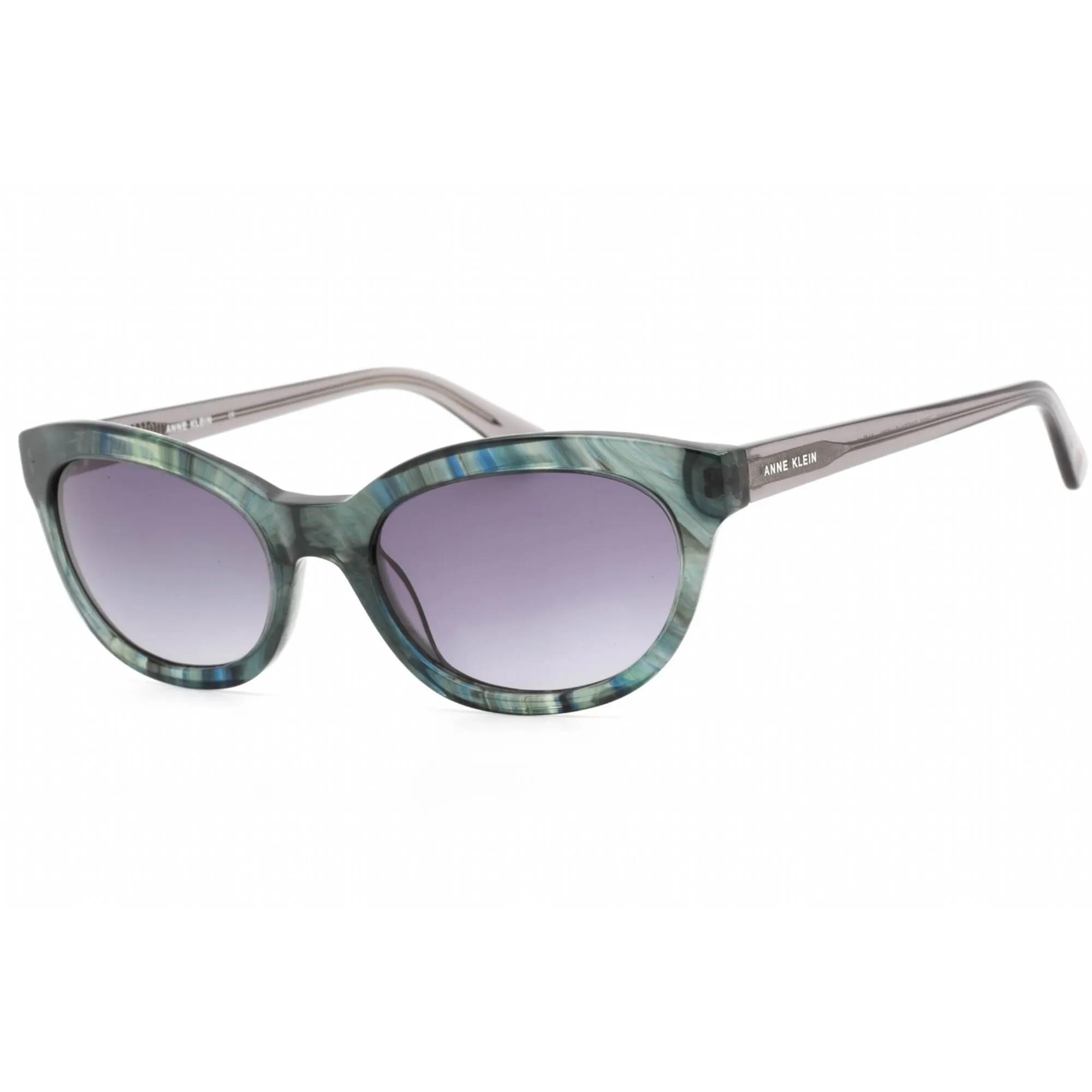 Anne Klein Women's Sunglasses - Emerald Horn Oval Full Rim Plastic Frame | AK7060 324