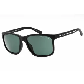 Armani Exchange Men's Sunglasses - Matte Black Butterfly Frame | 0AX4041SF 807871