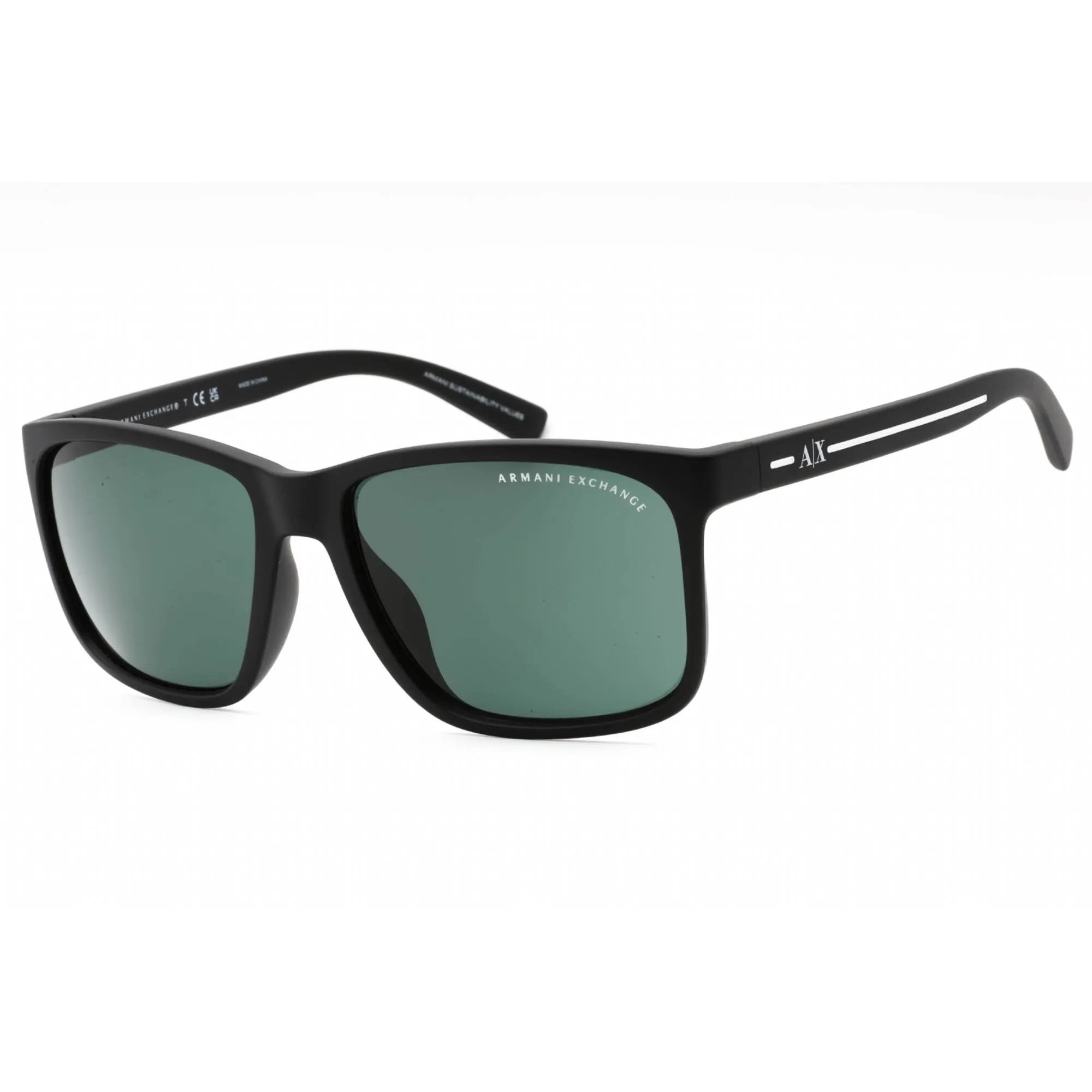 Armani Exchange Men's Sunglasses - Matte Black Butterfly Frame | 0AX4041SF 807871