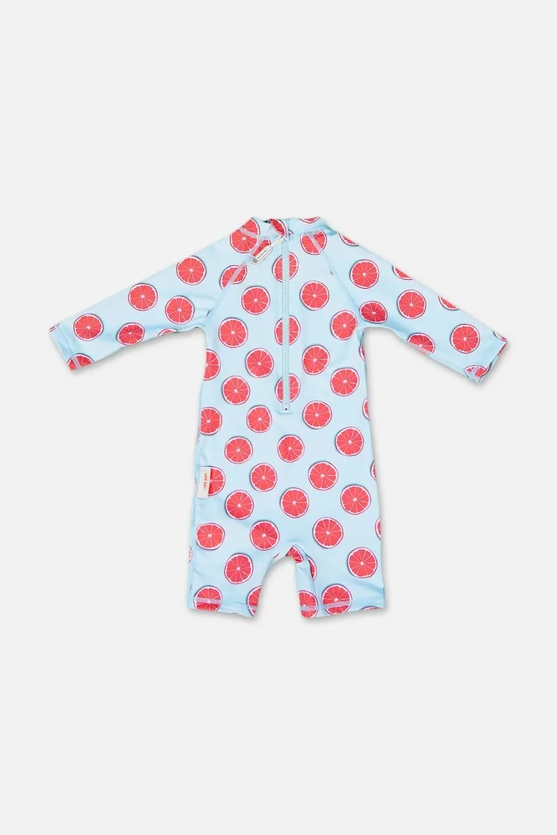 Baby Swimsuit - Sweet Pomelo Light blue