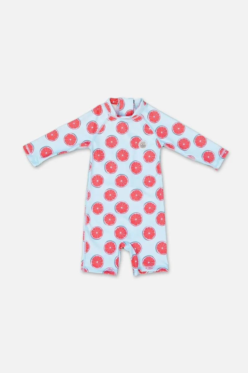 Baby Swimsuit - Sweet Pomelo Light blue