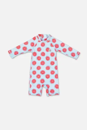 Baby Swimsuit - Sweet Pomelo Light blue