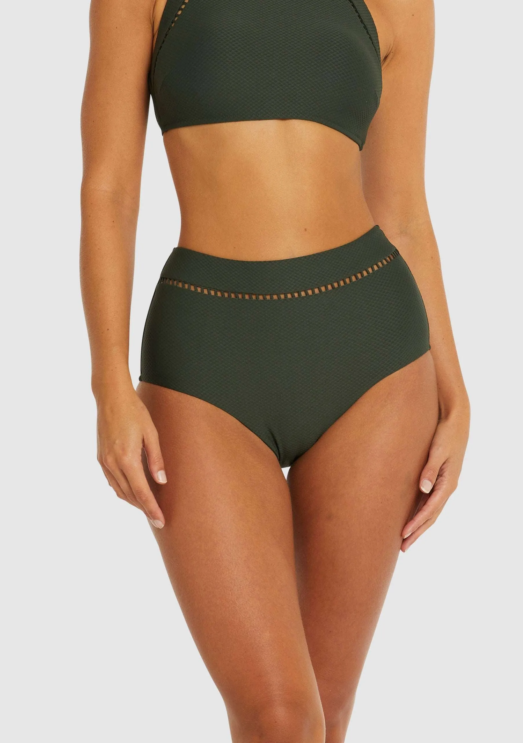 Baku Rococco Ladder High Waist Bikini Bottom