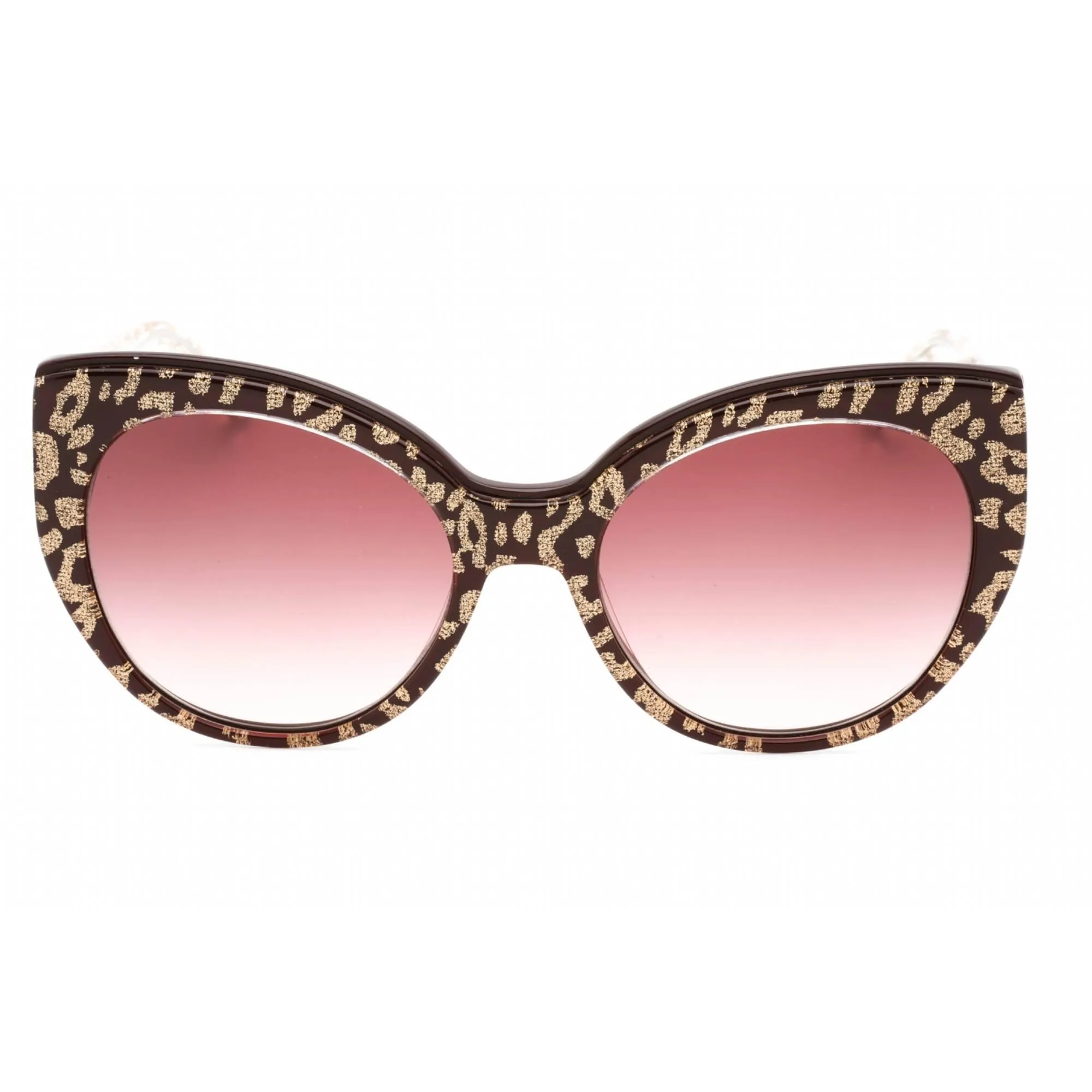 Bebe Women's Sunglasses - Burgundy Animal Plastic Full Rim Cat Eye Frame | BB7231 610