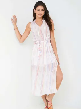 Bella Dahl Sleeveless Ruffle Midi Dress