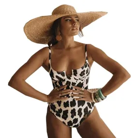 Bliss Animal Print  One-Piece  Swimsuit