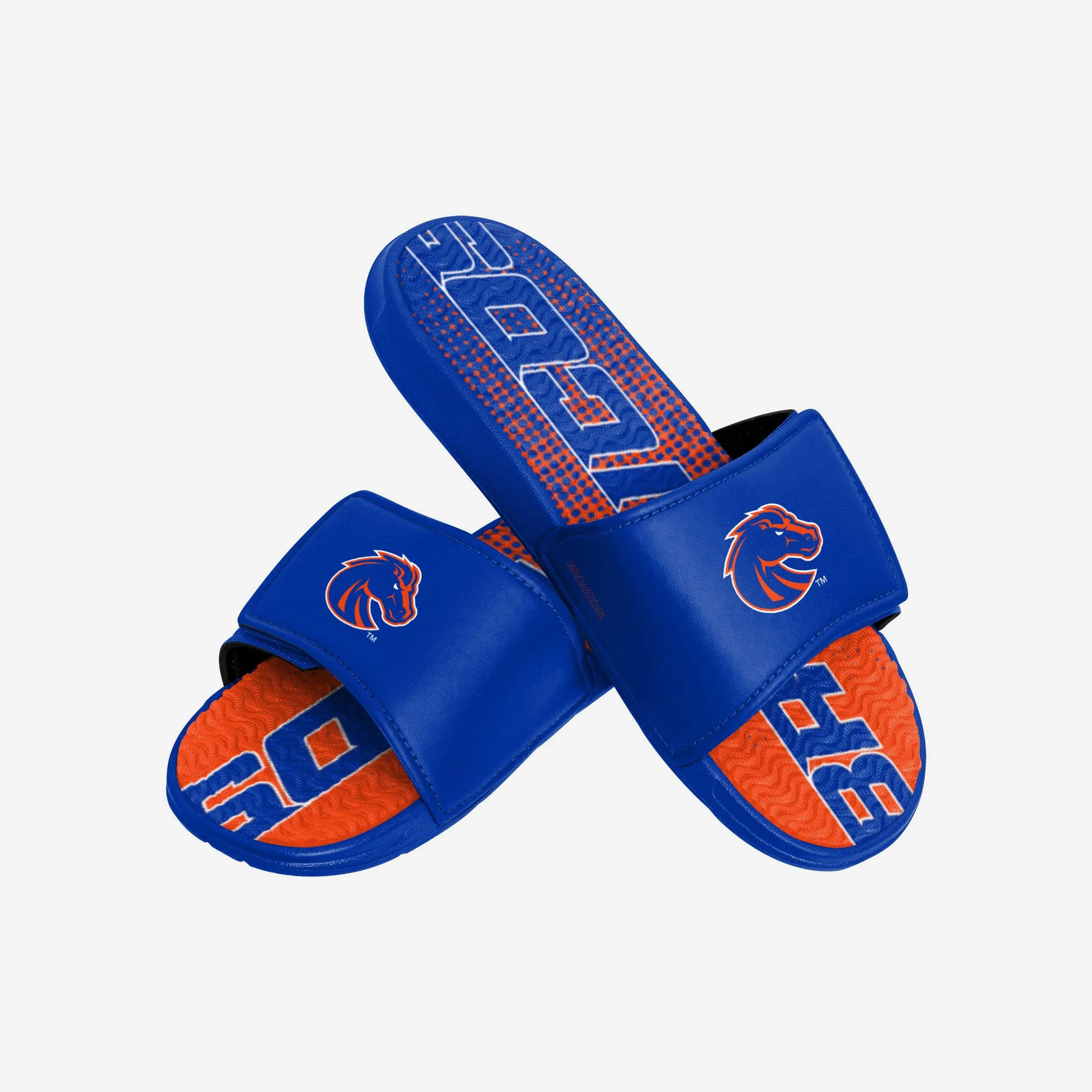 Boise State Broncos Gradient Wordmark Gel Slide