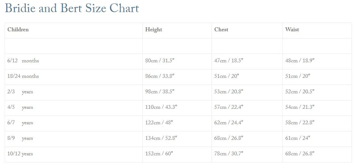 Bridie & Bert beach robes - sky white