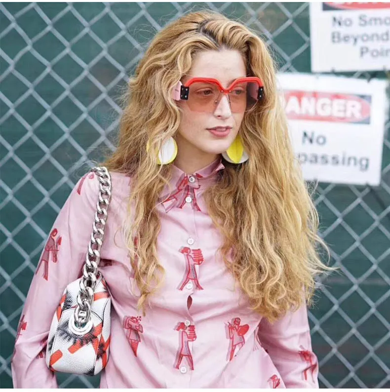 Candy pop retro oversize sunglasses