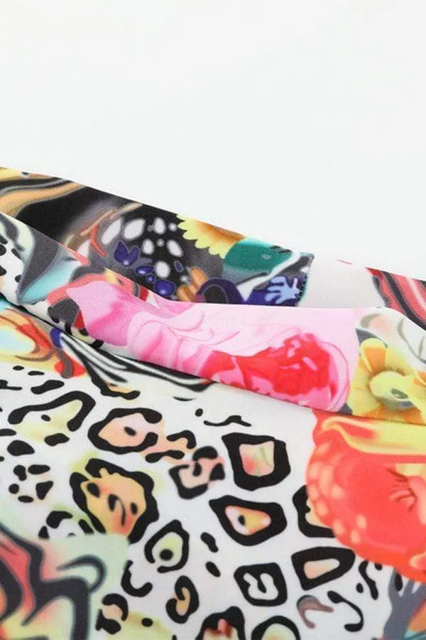 Chic Printed Bikinis Set
