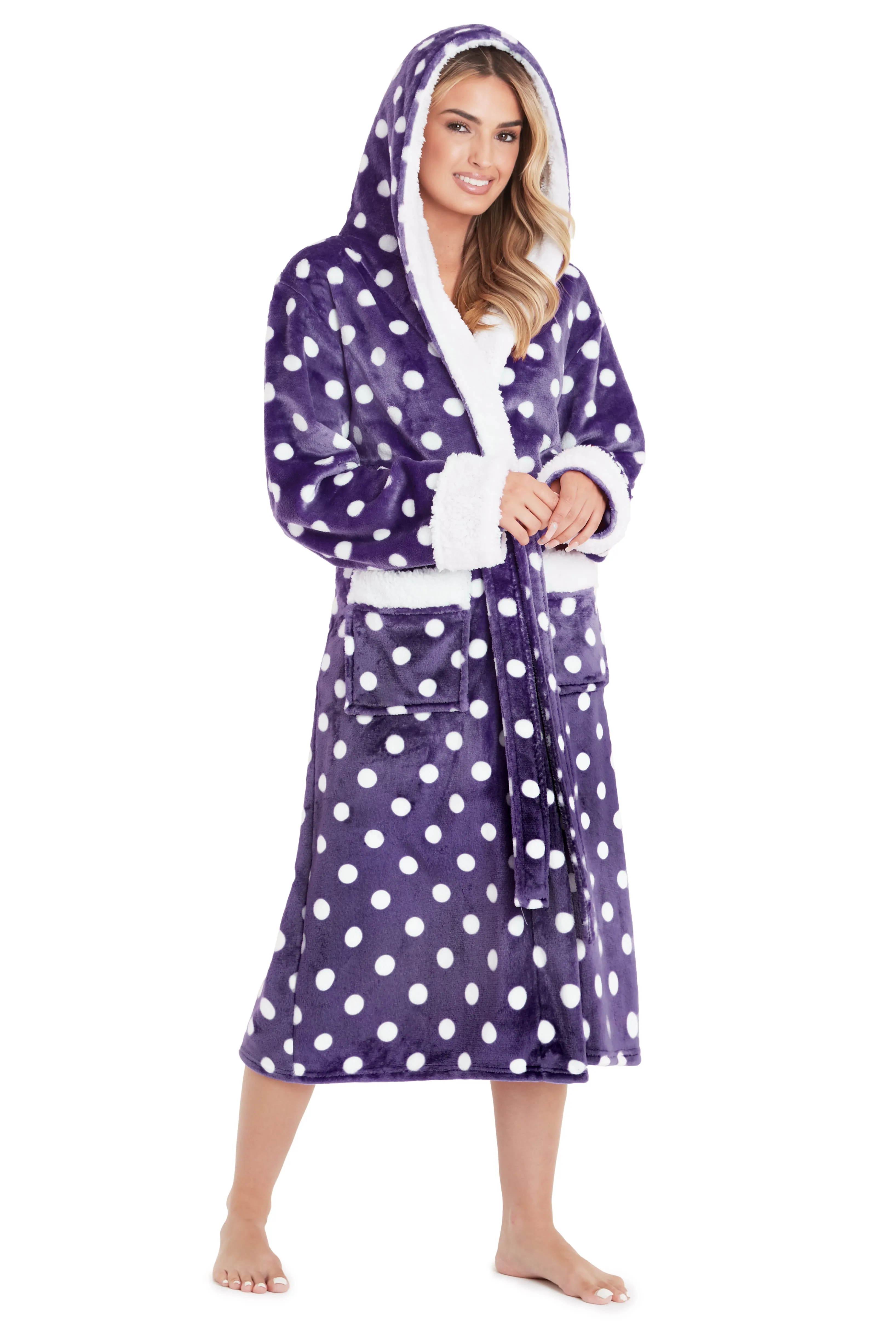 CityComfort Dressing Gowns For Women, Soft Fleece Women's Robes