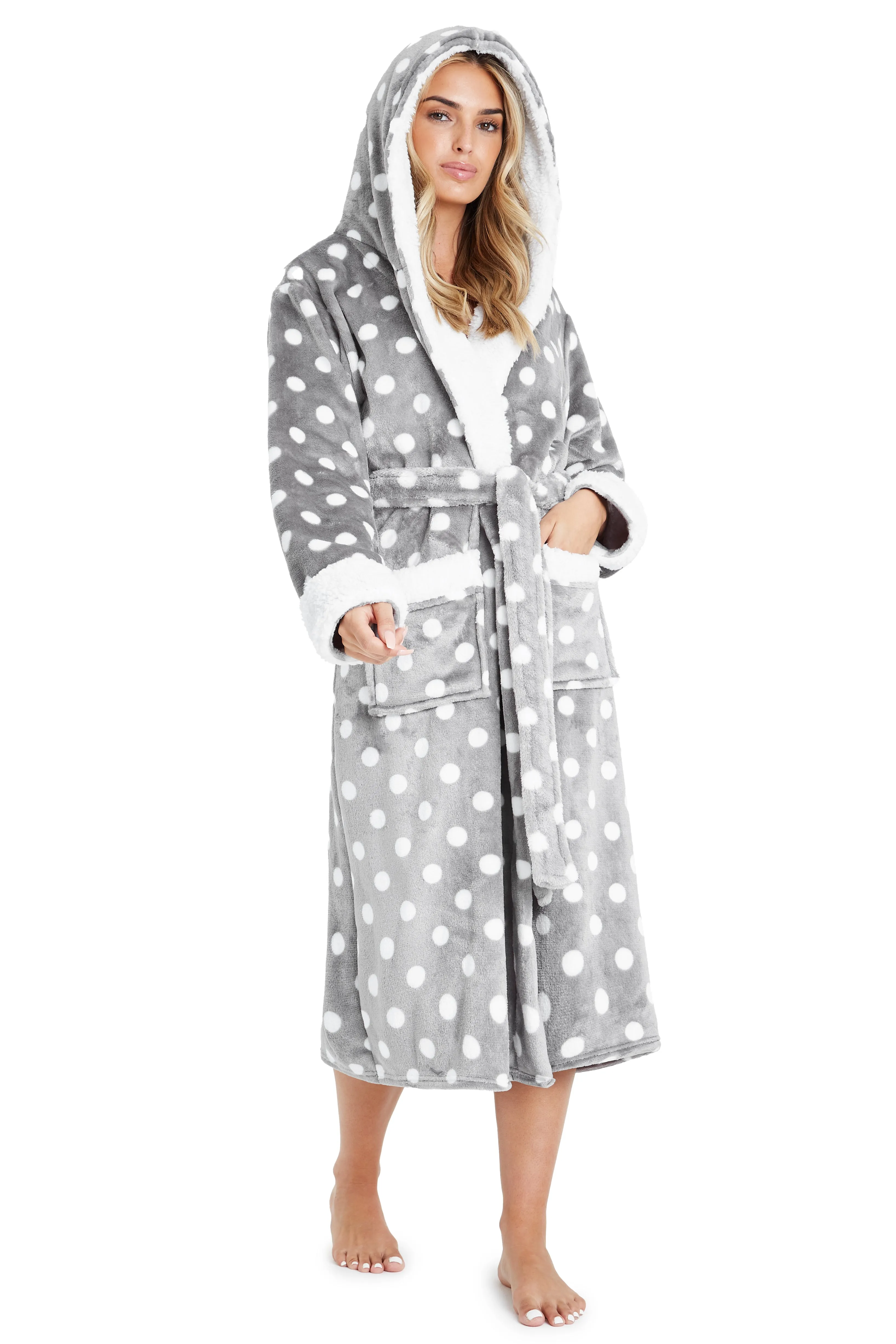 CityComfort Dressing Gowns For Women, Soft Fleece Women's Robes