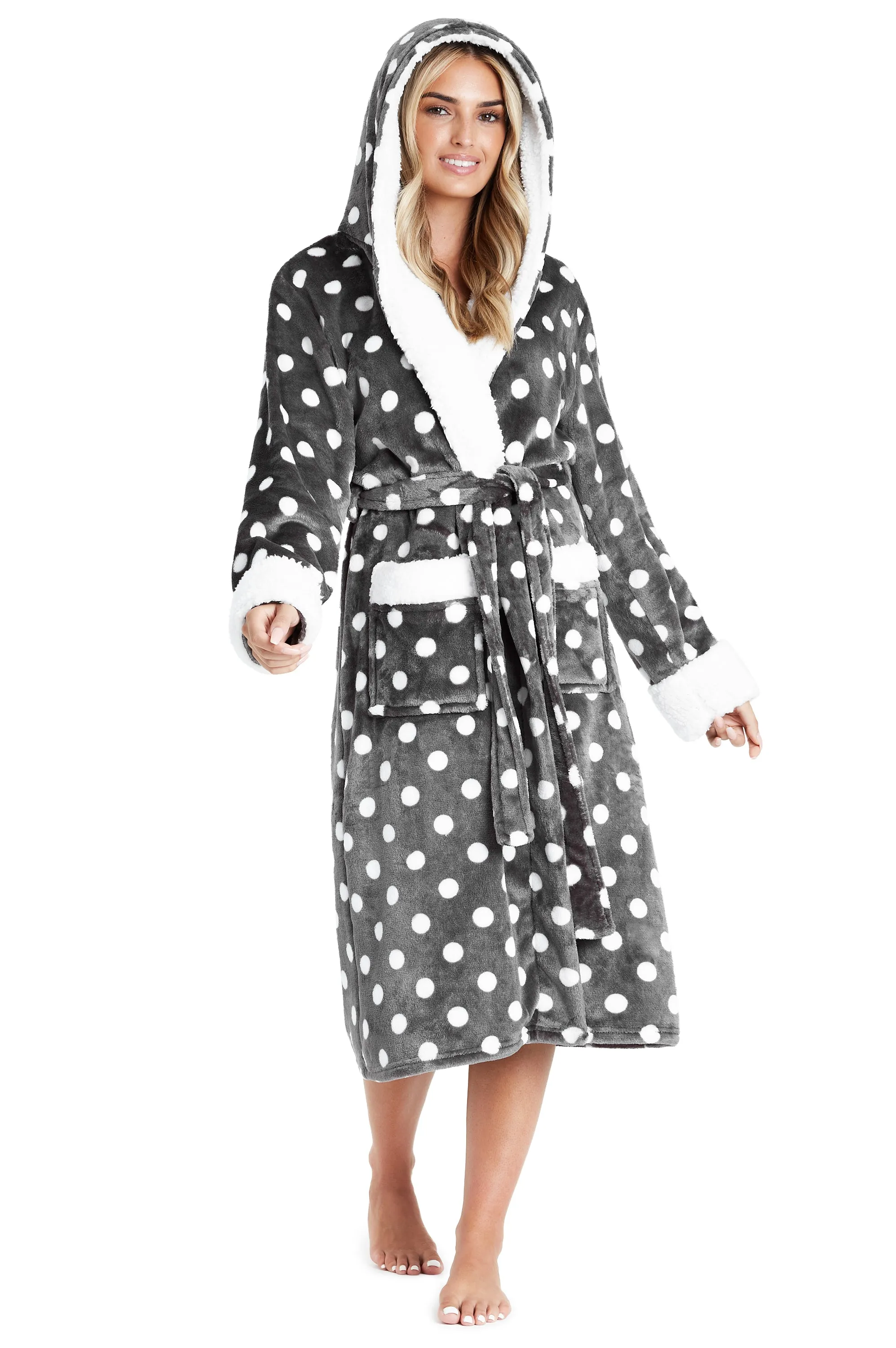 CityComfort Dressing Gowns For Women, Soft Fleece Women's Robes