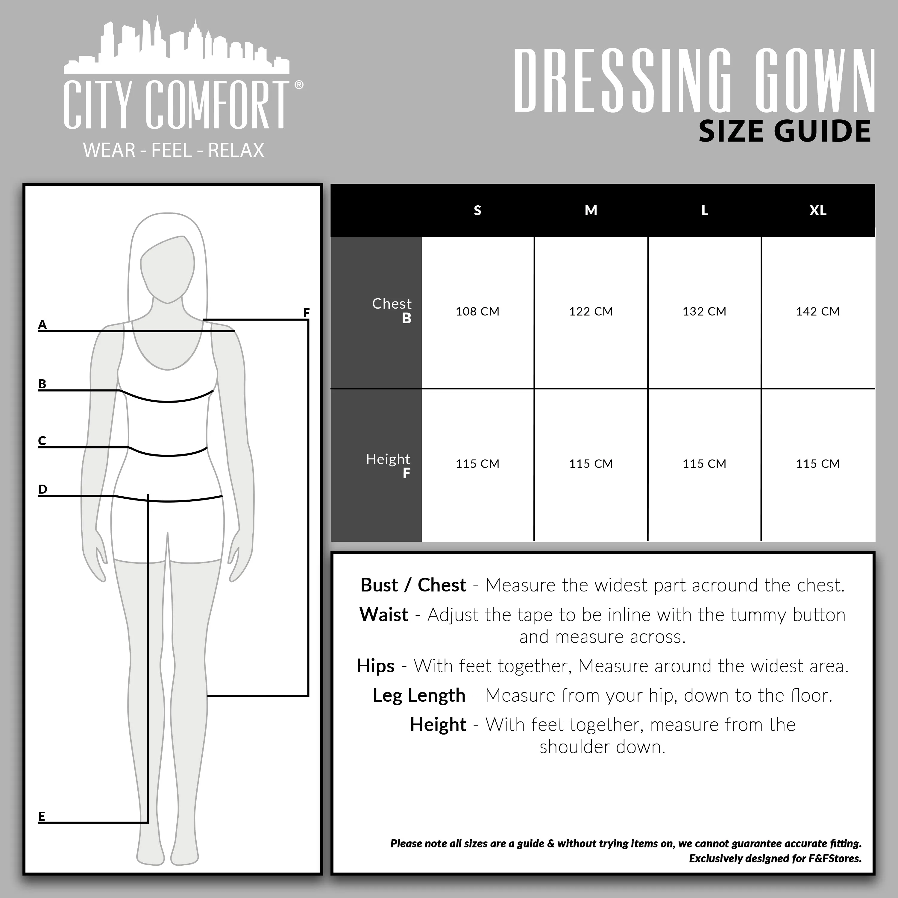 CityComfort Dressing Gowns For Women, Soft Fleece Women's Robes