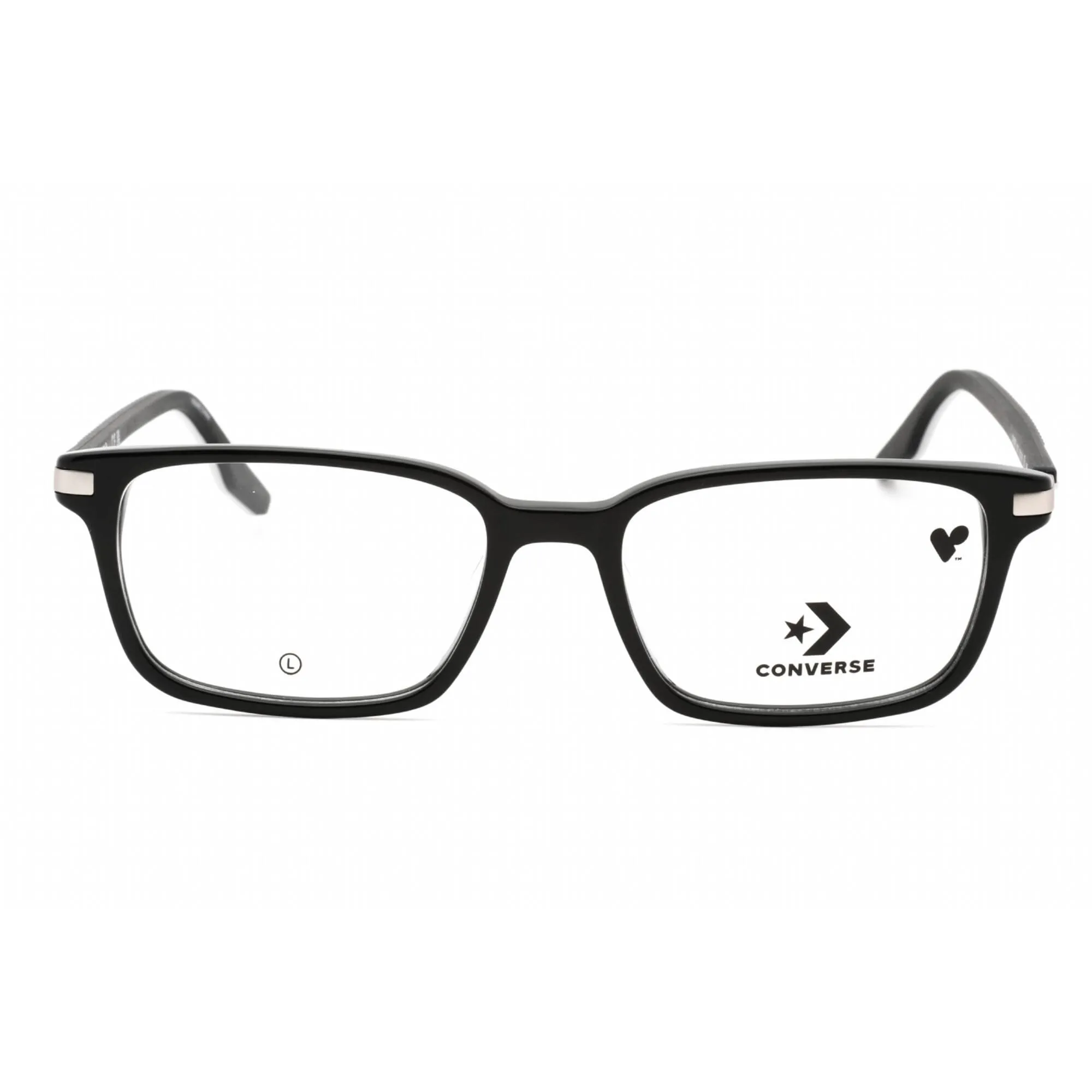 Converse Men's Sunglasses - Black Plastic Full Rim Frame Clear Lens | CV5070 001