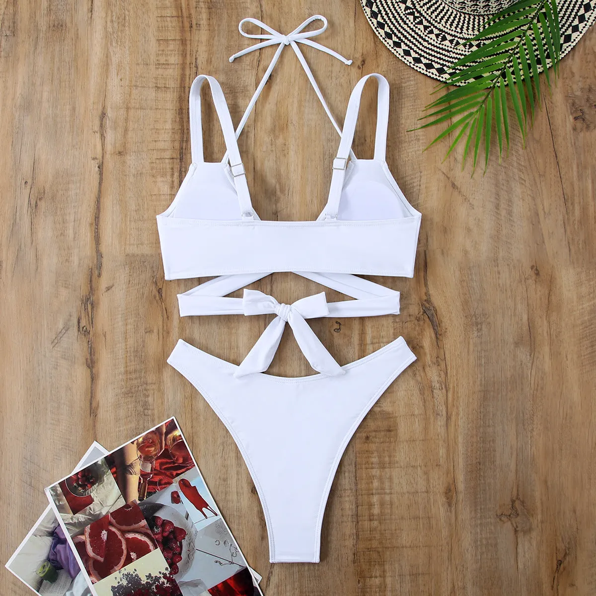 Cross-Border Nylon Bikini Swimwear
