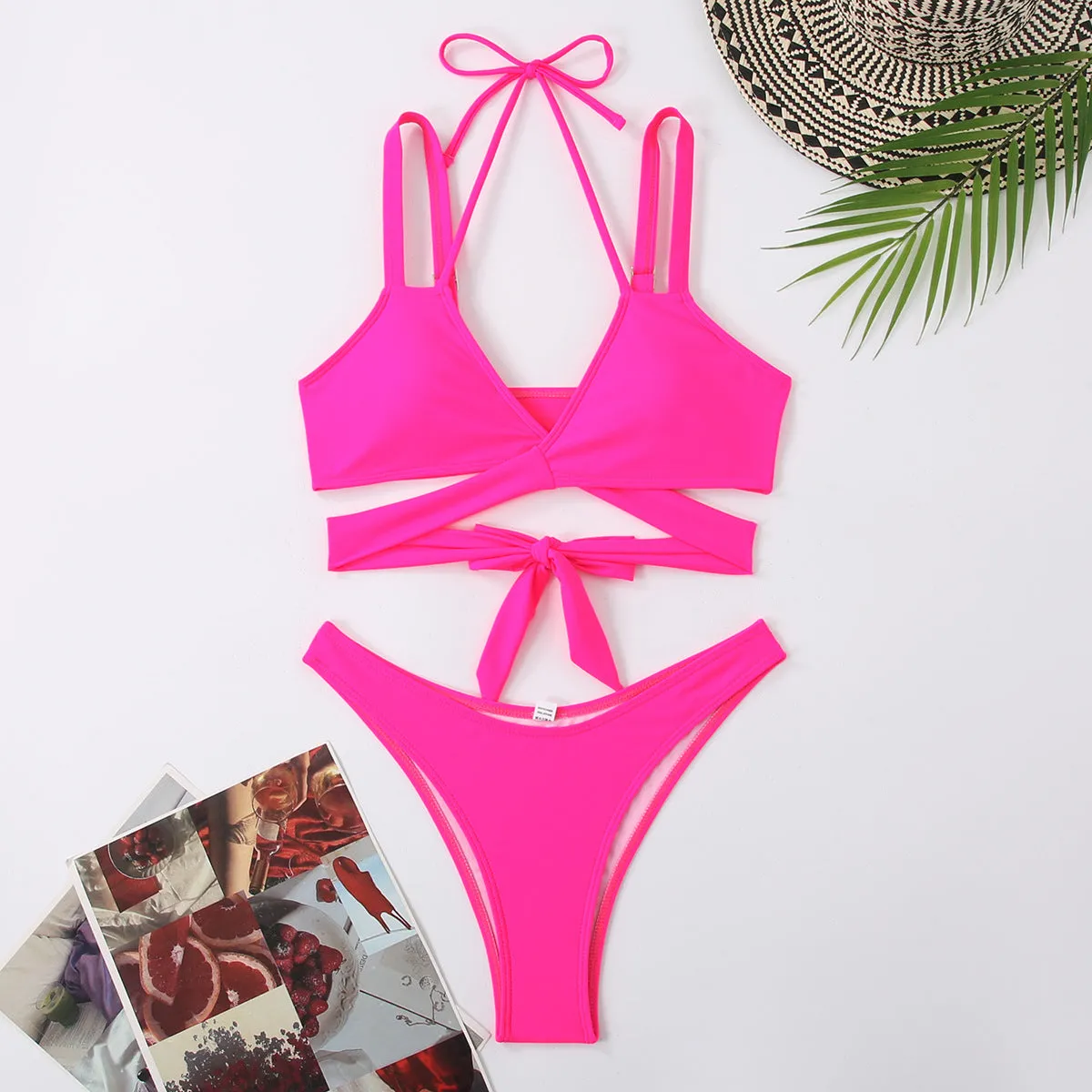 Cross-Border Nylon Bikini Swimwear