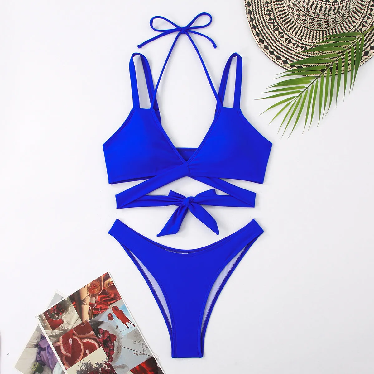 Cross-Border Nylon Bikini Swimwear