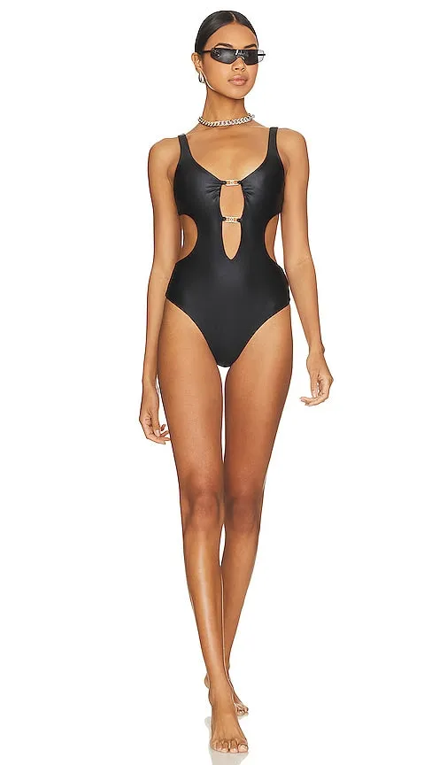 DEVON WINDSOR Josie One Piece in Black