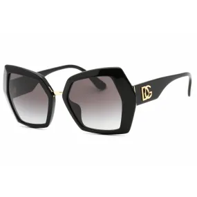 Dolce & Gabbana Women's Sunglasses - Black Full Rim Butterfly Frame | 0Dg4377F 501/8G