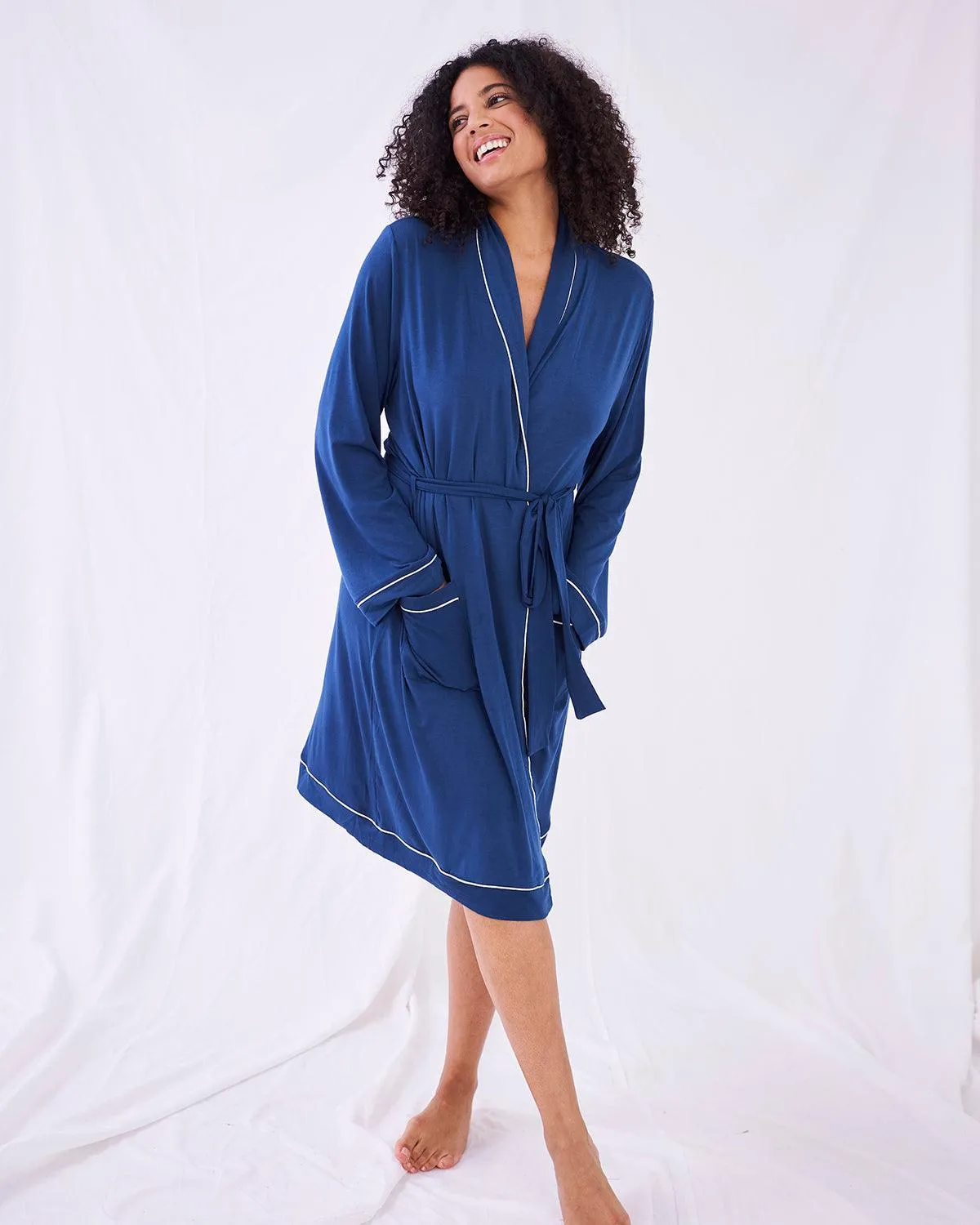 Dressing Gown Robe - Midnight