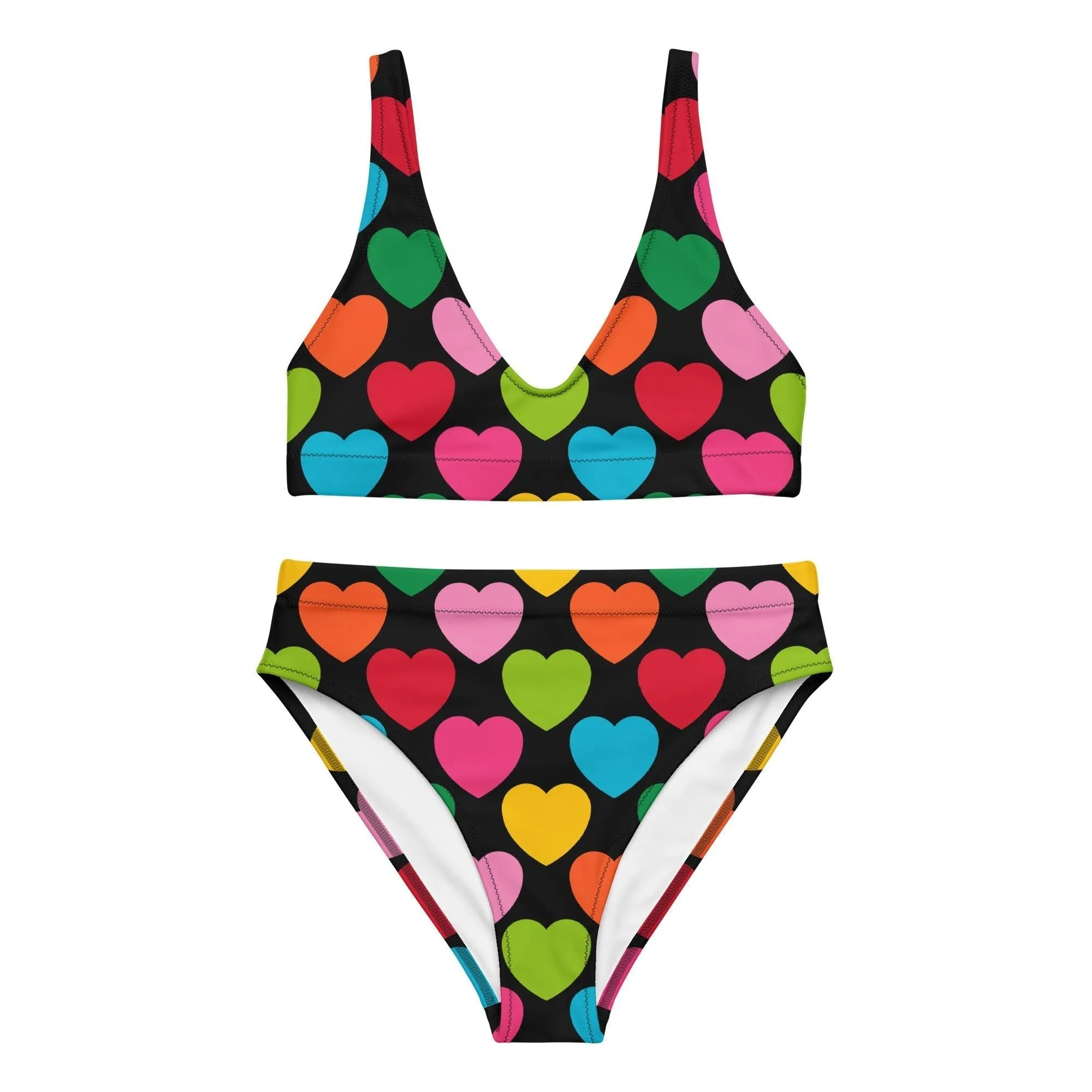 ELLIE LOVE mix black - Bikinis made of recycled material