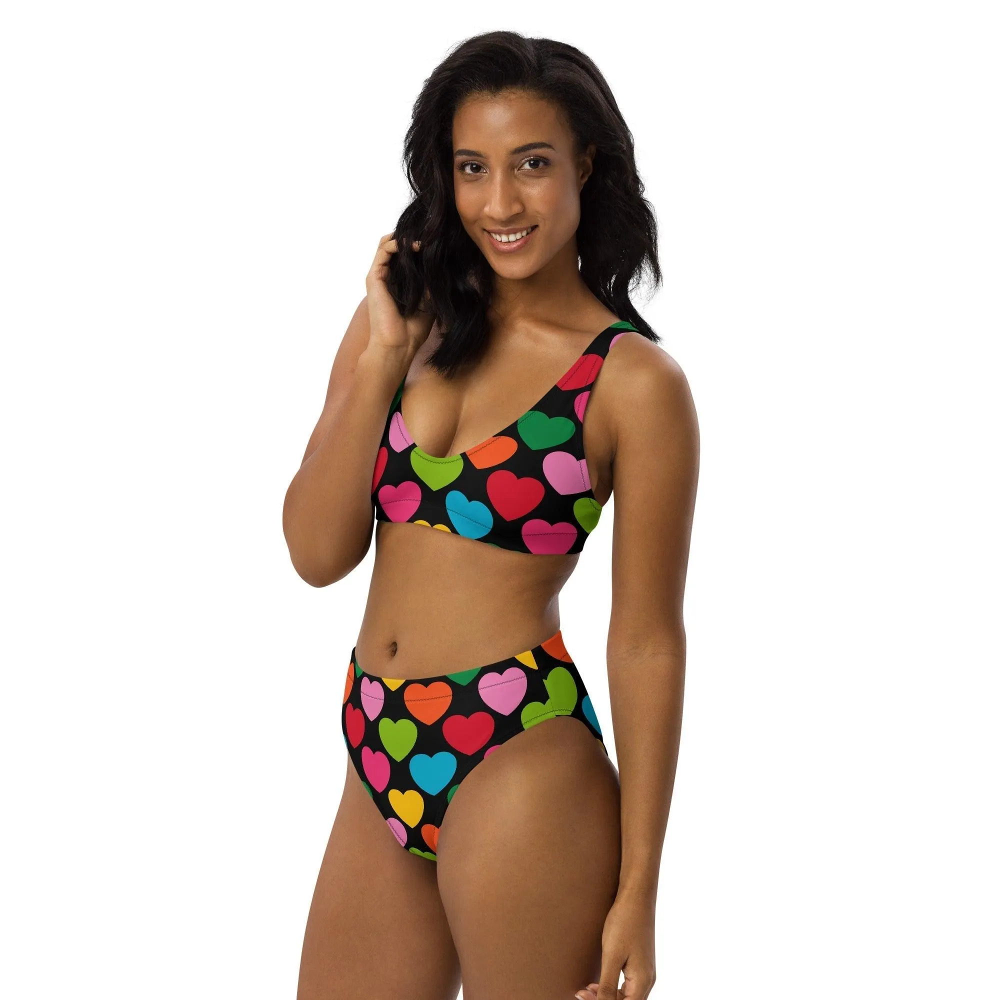 ELLIE LOVE mix black - Bikinis made of recycled material