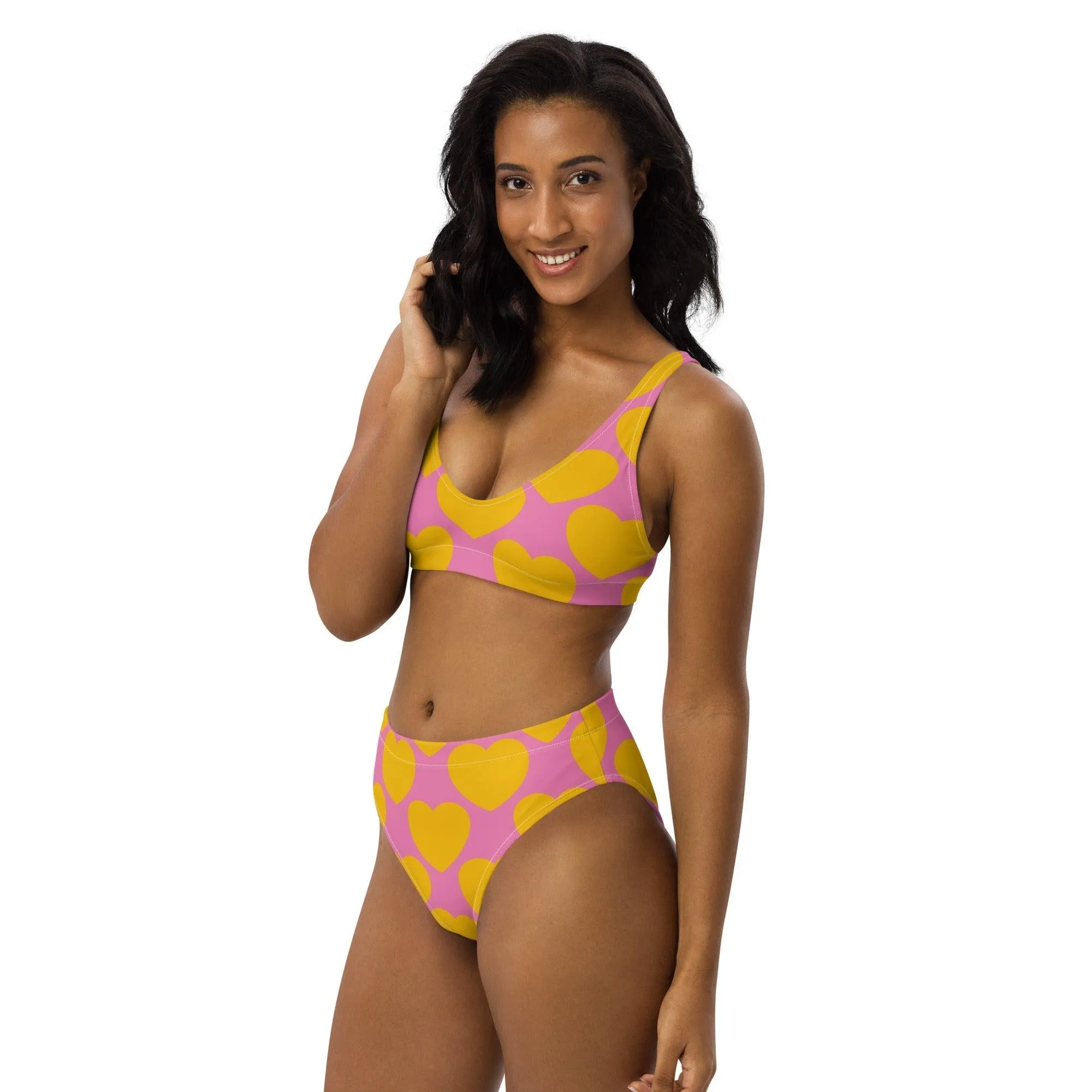ELLIE LOVE yellow pink - Bikinis made of recycled material
