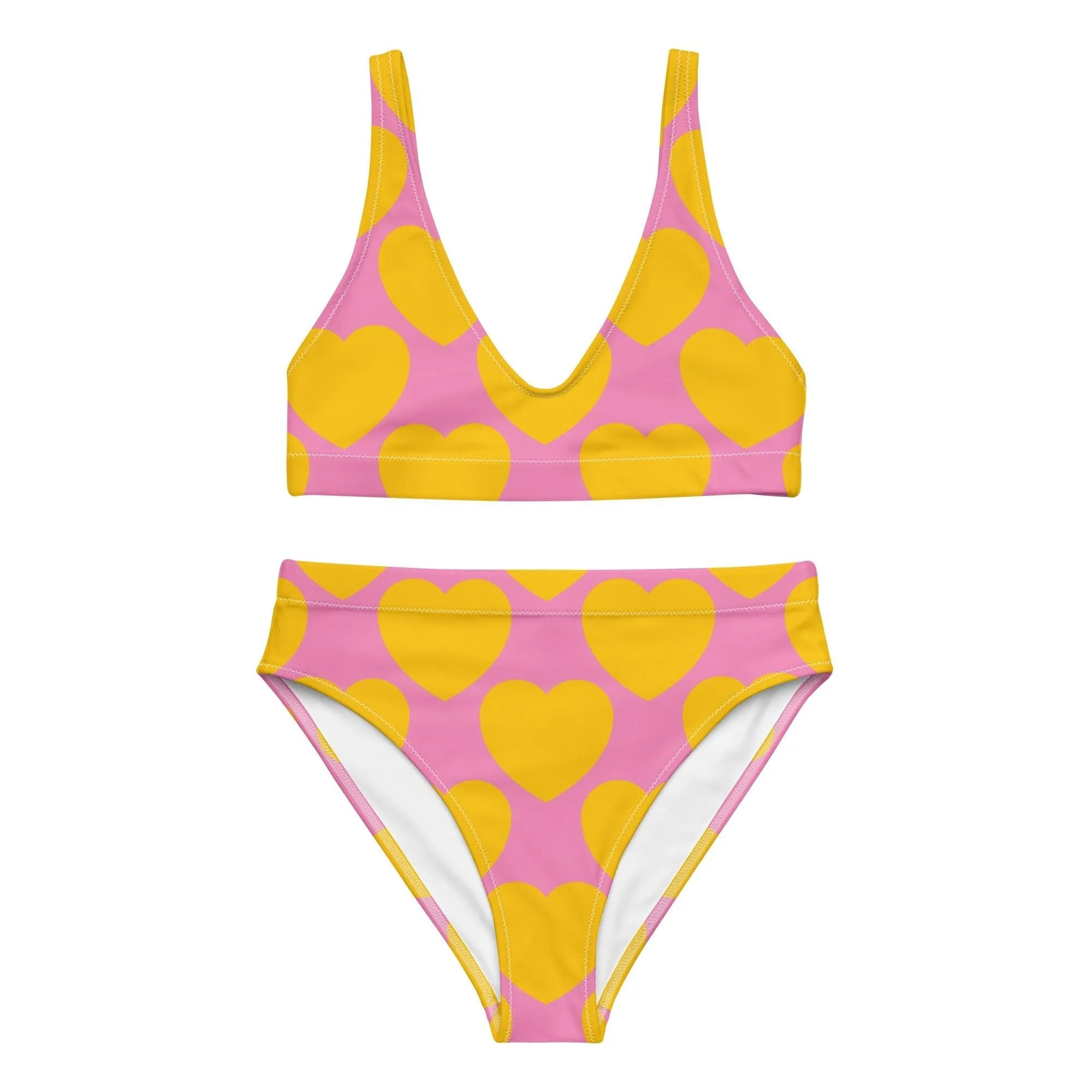 ELLIE LOVE yellow pink - Bikinis made of recycled material