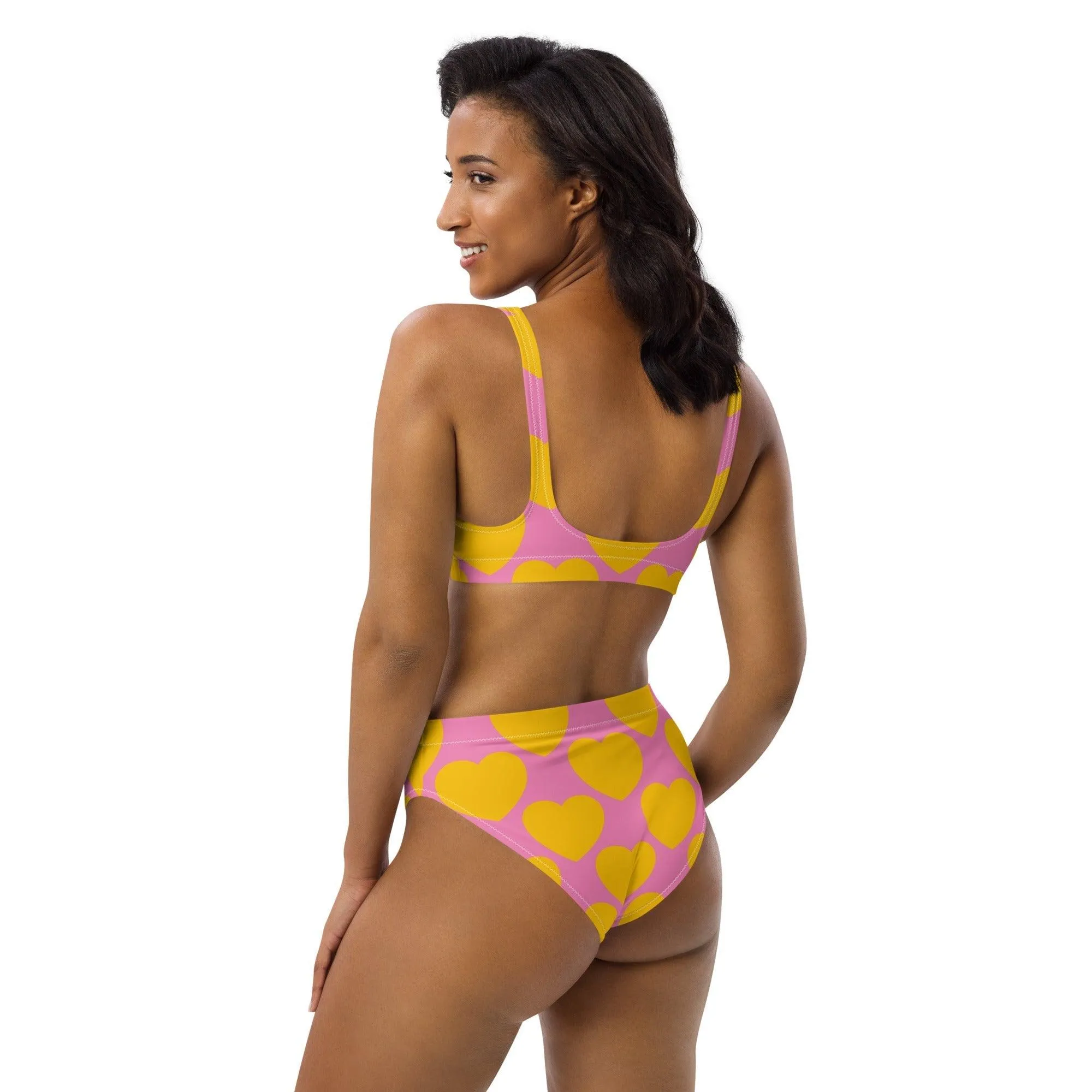 ELLIE LOVE yellow pink - Bikinis made of recycled material