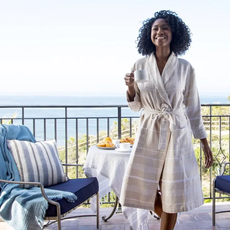 Essential Lightweight Turkish Cotton Bath Robe - RT782
