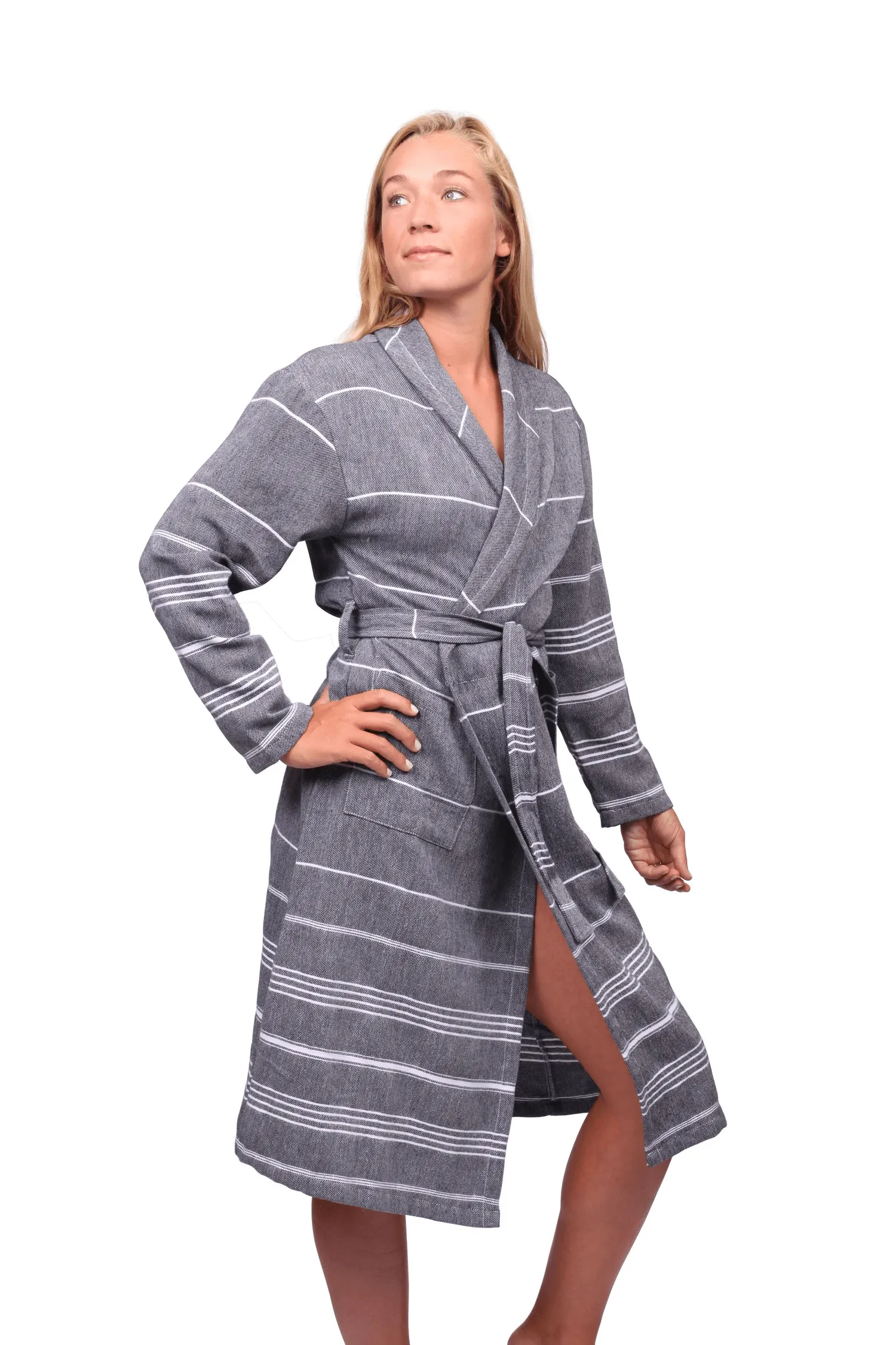 Essential Lightweight Turkish Cotton Bath Robe - RT782