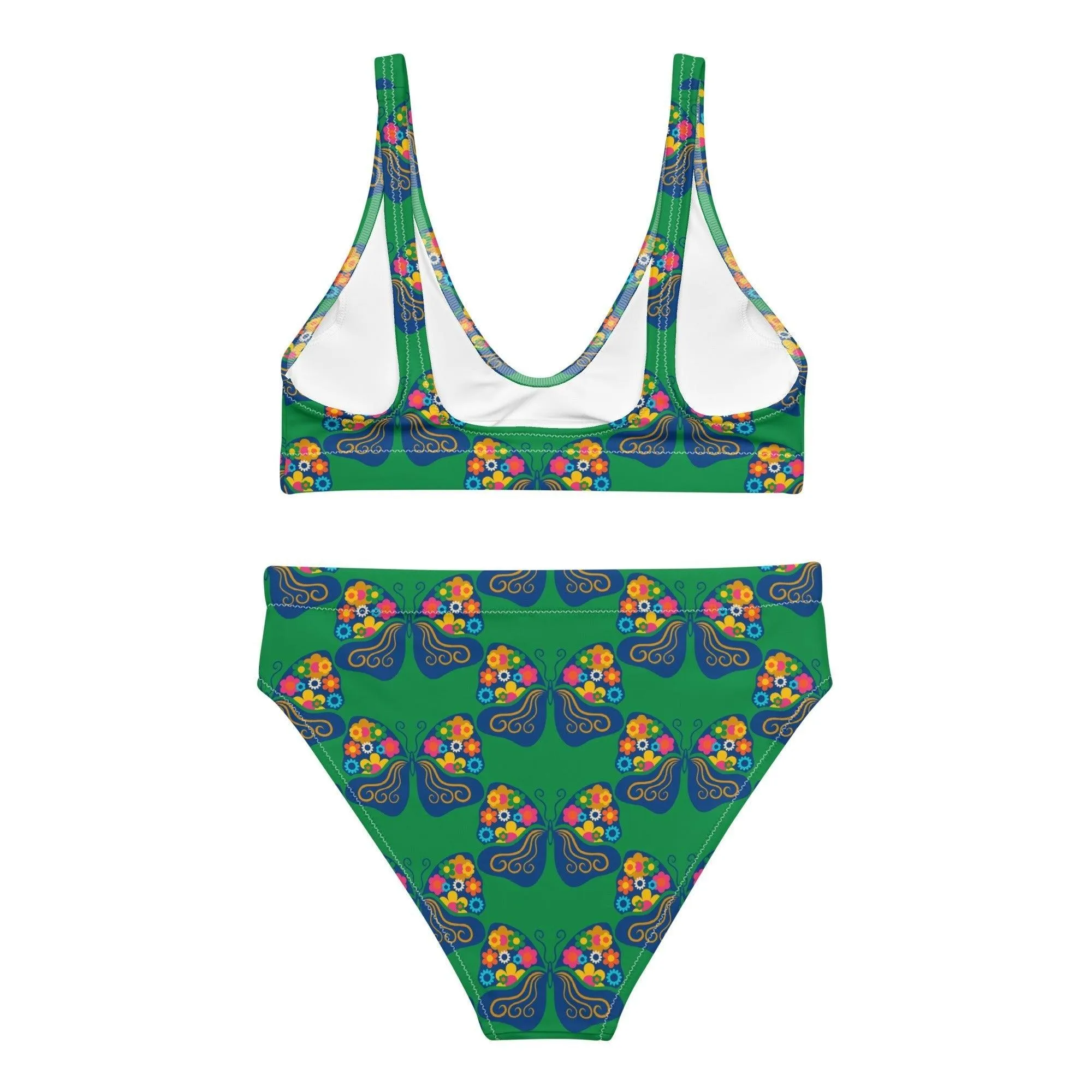 FAB FLOVERYFLY green - Bikinis made of recycled material