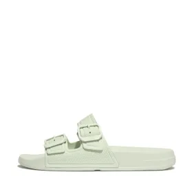FitFlop iQushion Two Bar Buckle Slides Sagebrush