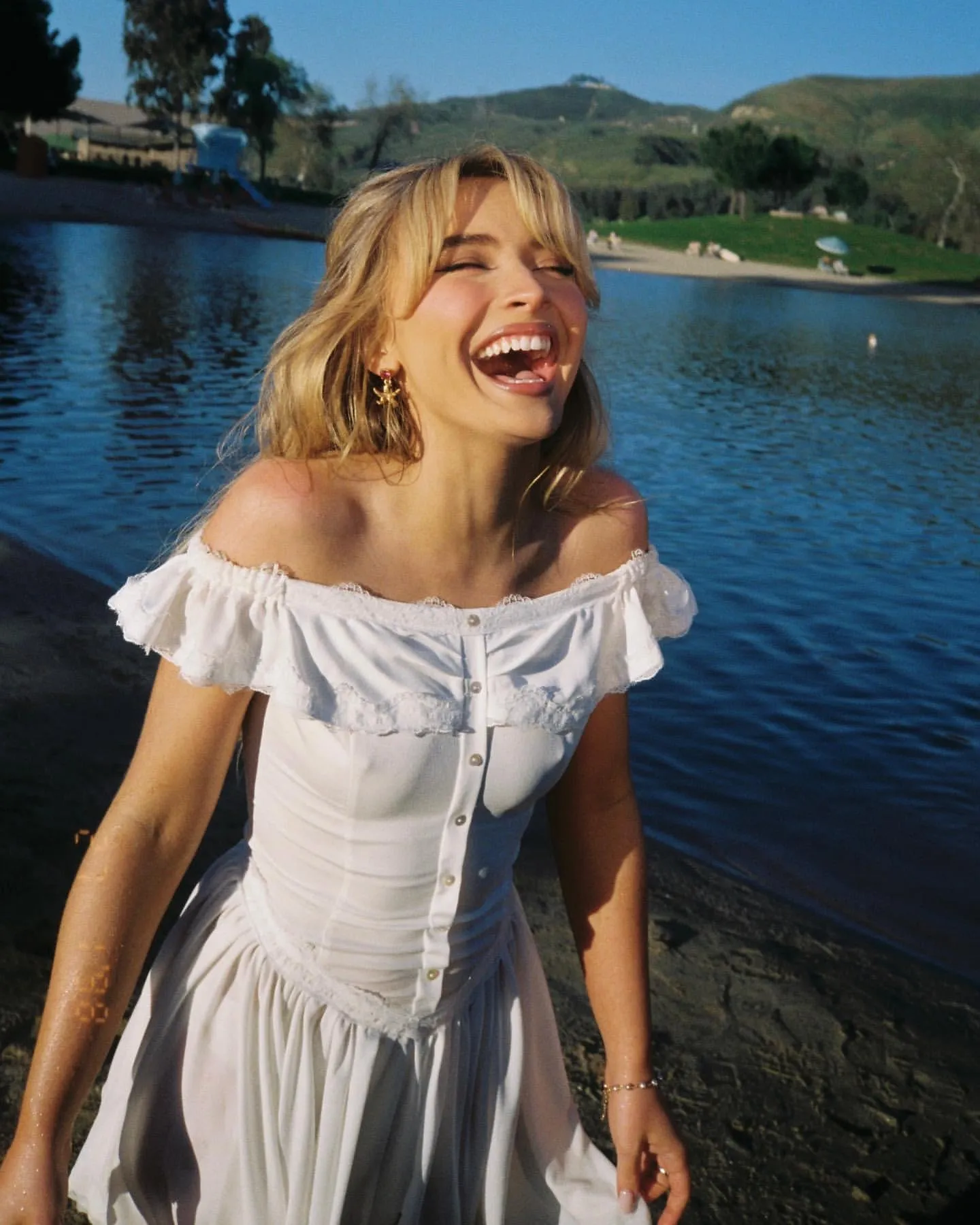 Frankies Bikinis Charli Mini Dress as seen on Sabrina Carpenter