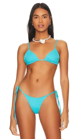 Frankies Bikinis Lumia Top in Teal