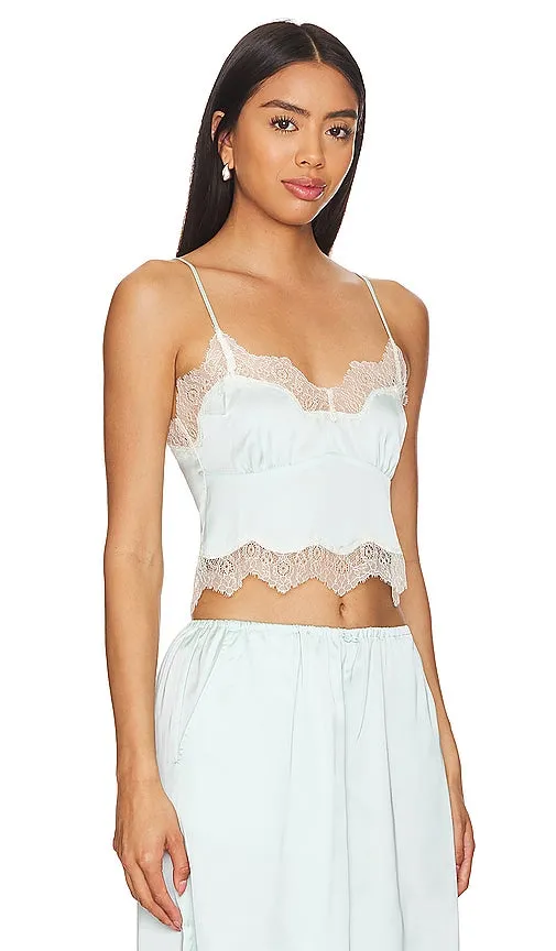 Frankies Bikinis Snuggle Camisole in Mint