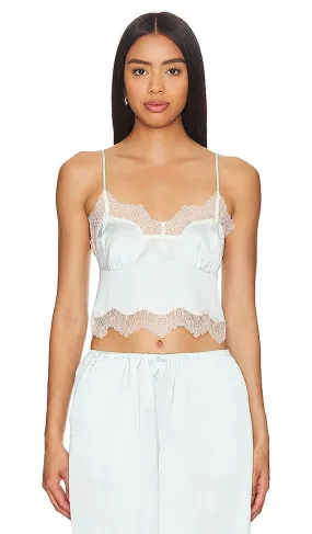 Frankies Bikinis Snuggle Camisole in Mint