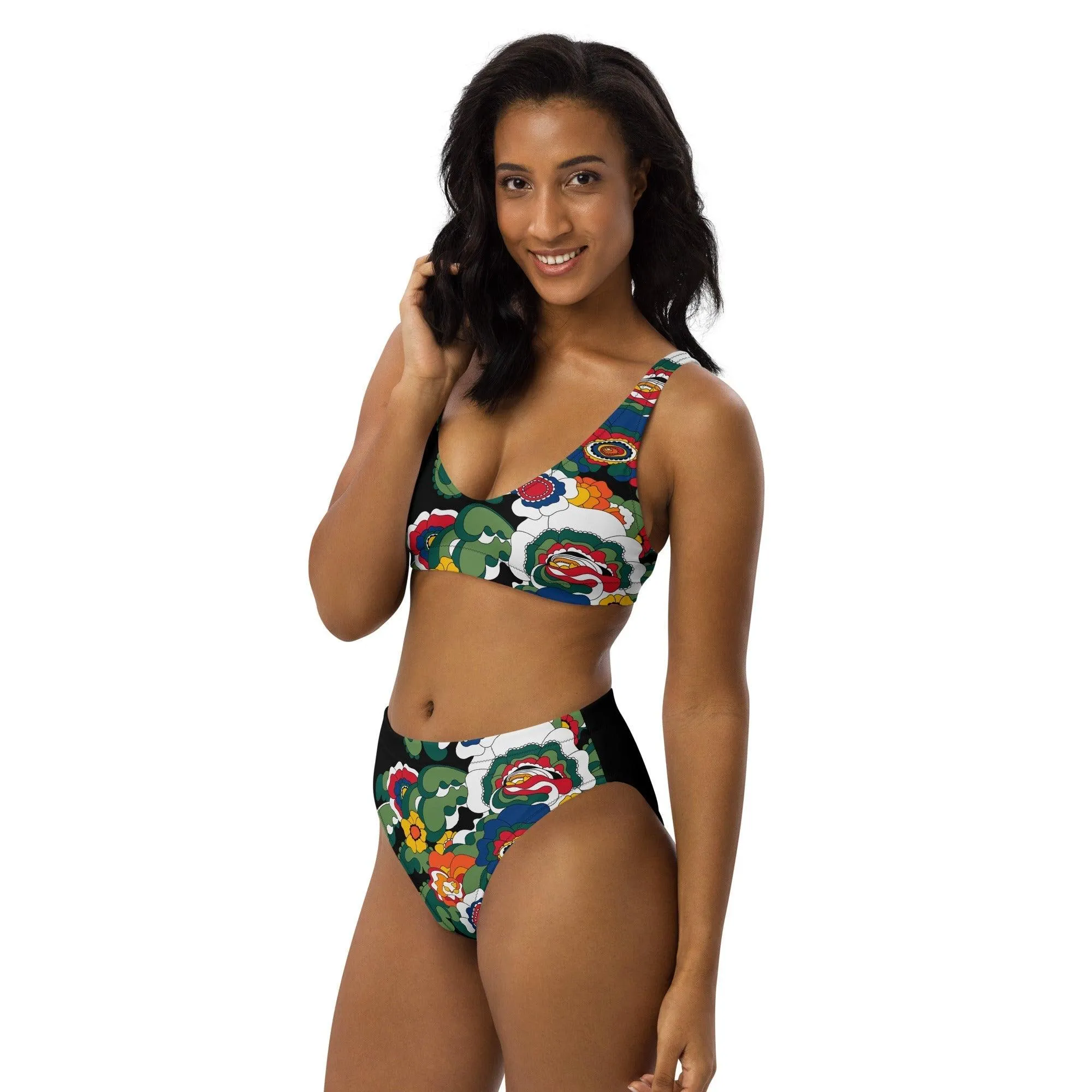 GROOVY KURBITS black - Bikinis made of recycled material