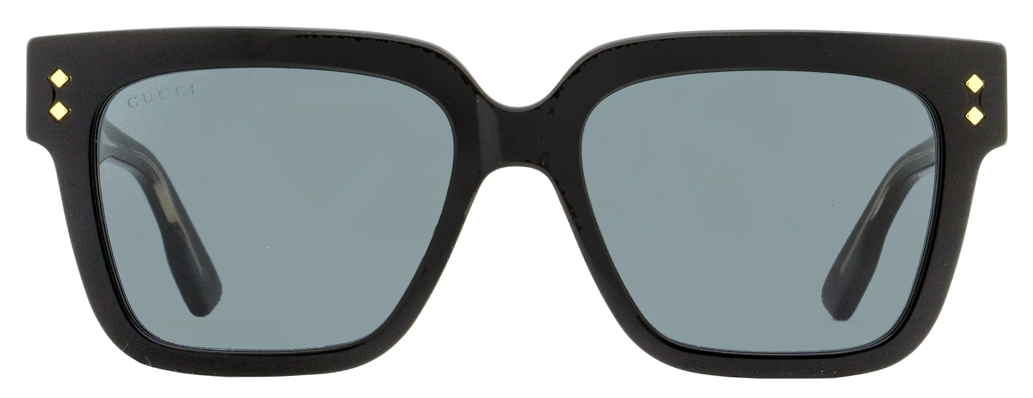 Gucci Men's Square Sunglasses GG1084S 001 Black/Gold 54mm