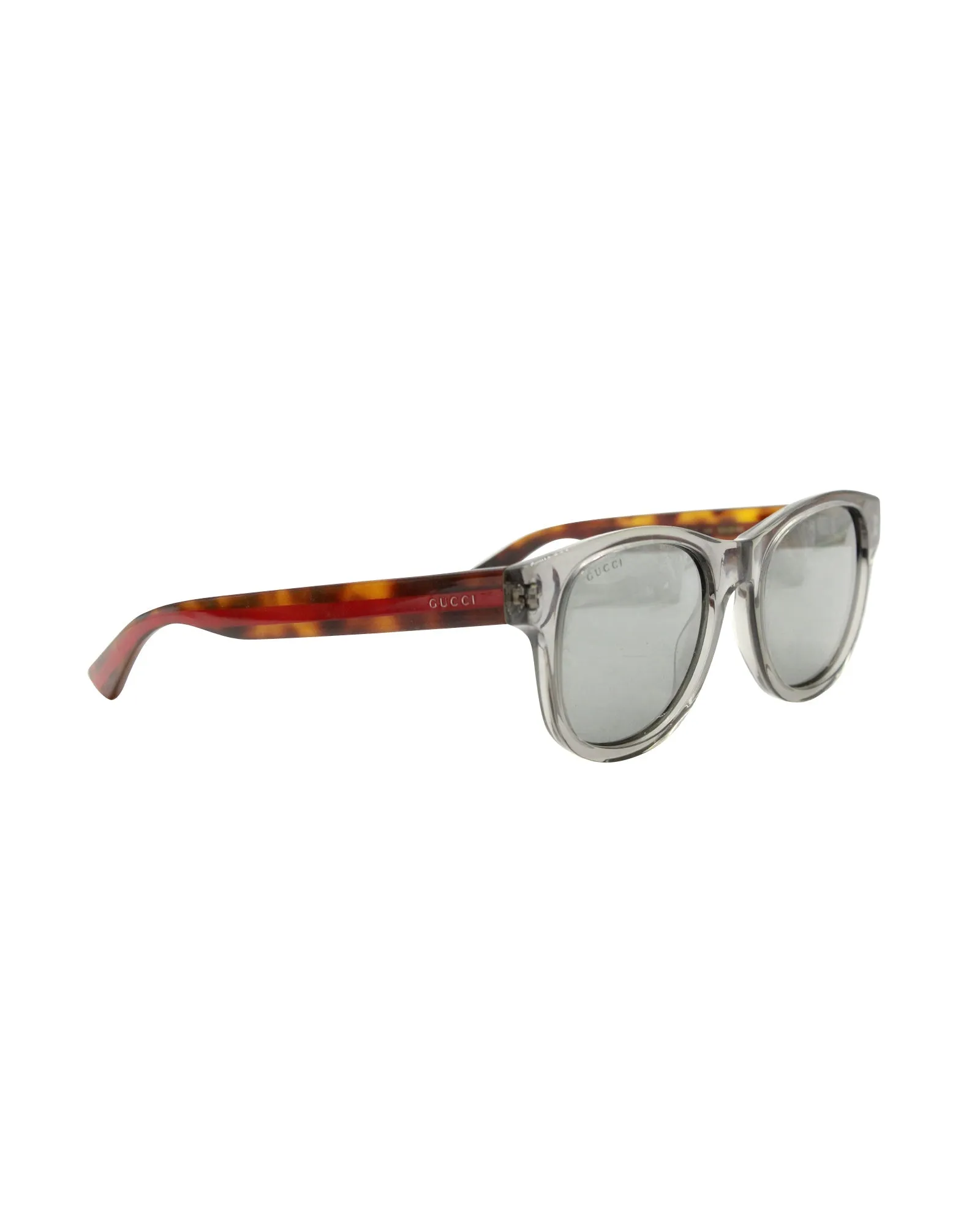 Gucci Wayfarer GG0044SA Sunglasses in Grey Acetate