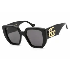 Gucci Women's Sunglasses - Black Butterfly Full Rim Frame Grey Lens | GG0956S 003