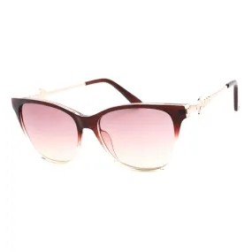 Guess Factory Women's Sunglasses - Violet Cat Eye Plastic Full-Rim Frame | GF6155 83Z