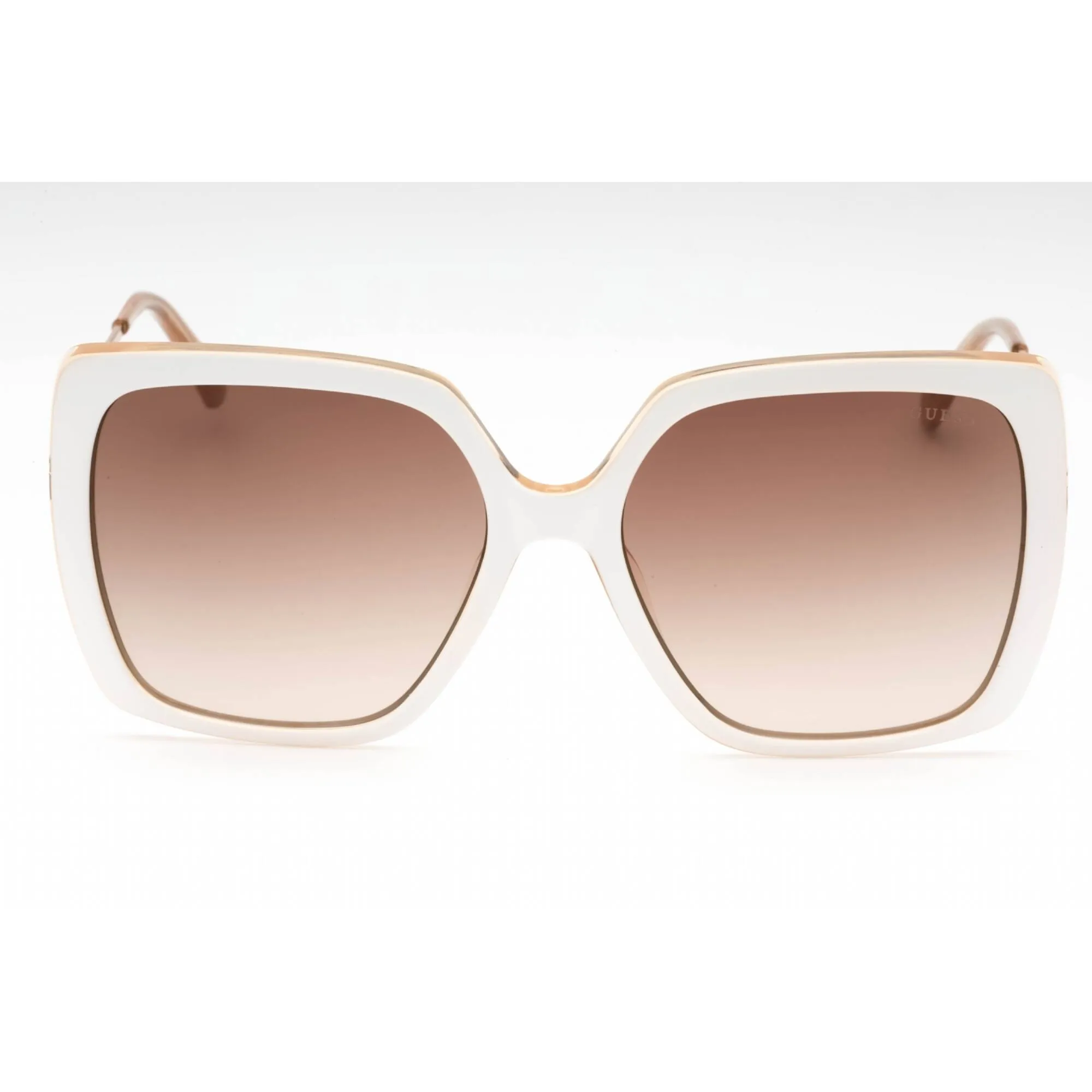 Guess Factory Women's Sunglasses - White Plastic Oversized Full Rim Frame | GF6185 21F