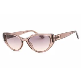 Guess Women's Sunglasses - Beige/Other Plastic Full Rim Cat Eye Frame | GU7910 59Z